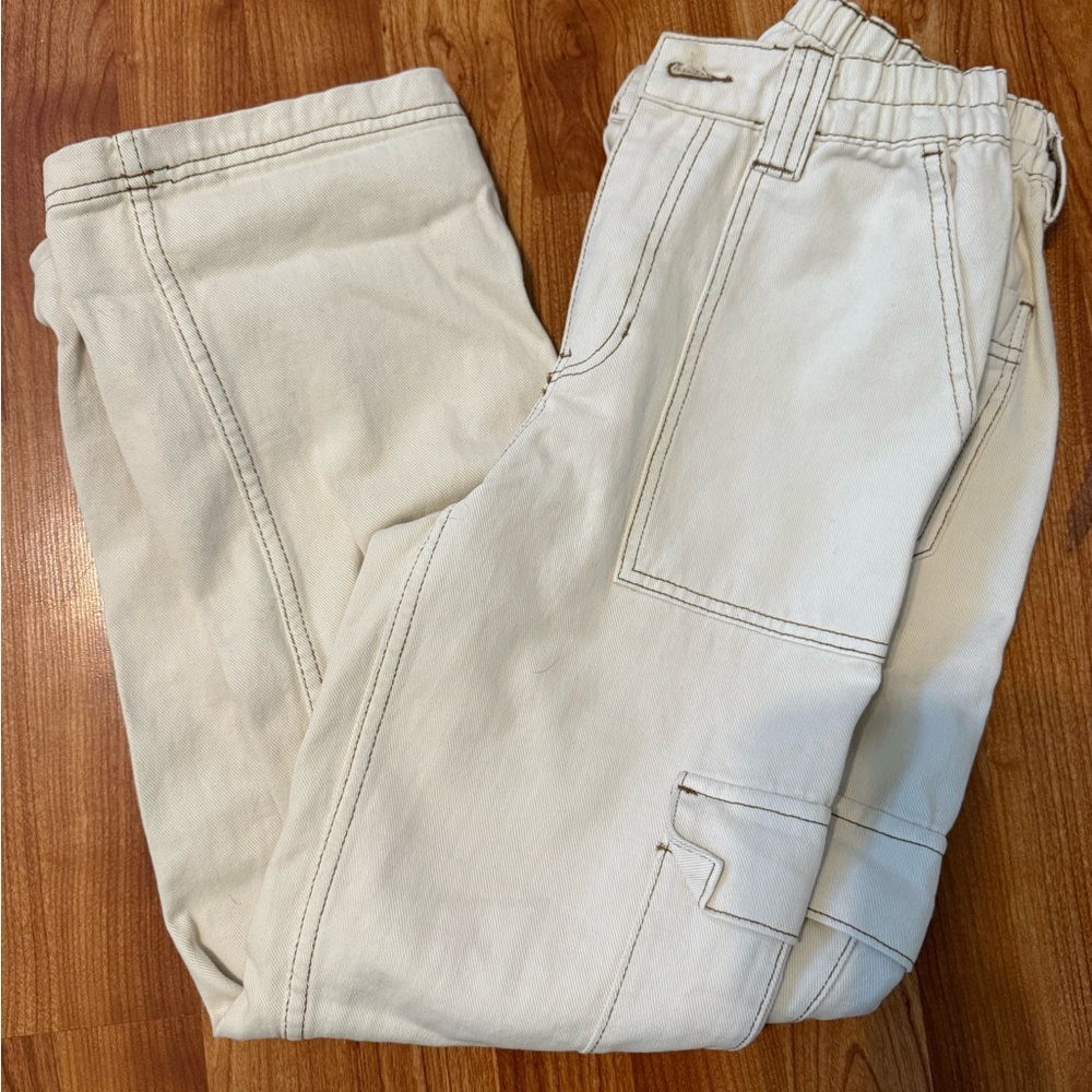 Pacsun Cream Cargo Pants